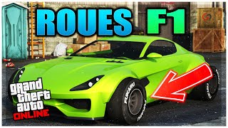 TUTO COMMENT AVOIR LES ROUES F1 sur TOUS VOS VEHICULES sur GTA 5 en 150  LELITE [upl. by Guillema]