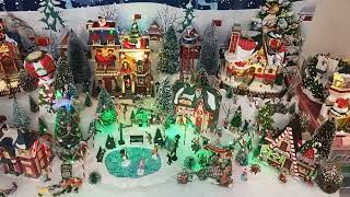 2022 Lemax Christmas Village Display [upl. by Fauver]