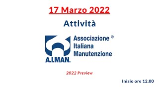 Attività AIMAN 2022  Anteprima ufficiale [upl. by Ainos183]