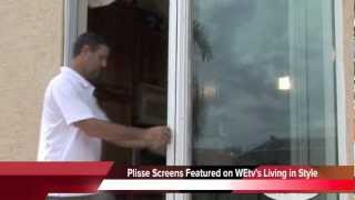 Plisse Retractable Screens for Sliding Glass Doors [upl. by Riti70]