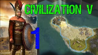 Lets Play  Civilization V Seleucus I Nicator  Episode 1 Mod Game [upl. by Aliuqa]