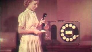 1954 How to dial your phone by Bell System [upl. by Tamberg648]