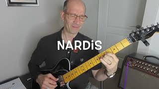 Nardis Miles Davis solo guitar  Fender American Ultra Luxe Telecaster Floyd HH [upl. by Aible]