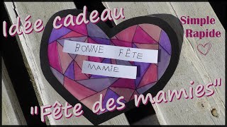 DIY Idée cadeau pour la fête des Mamies fête des grandsmères  Simple et rapide [upl. by Warde73]