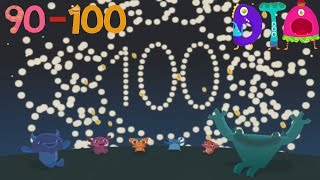 Endless Numbers 90 to 100  Learn to Count  123 Fun amp Educational for Kids [upl. by Mcgraw]