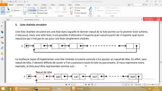 7Algorithmique Avancée LES LISTES CHAINEES 4 [upl. by Perloff]