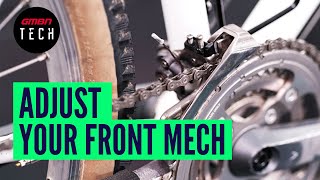 How To Adjust A Front Derailleur  Setup amp Adjust Bike Gears [upl. by Oilerua]