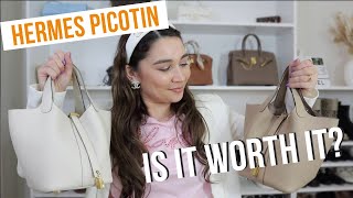 HERMES PICOTIN IS IT WORTH IT Entry Level Hermes Bag  Review [upl. by Rehpotsyrhc]