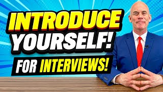 INTRODUCE YOURSELF How to INTRODUCE YOURSELF in an INTERVIEW JOB INTERVIEW TIPS [upl. by Arhez]