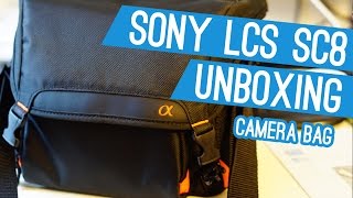 Sony LCS  SC8 Kameratasche  Unboxing w Eng Subs [upl. by Whorton]