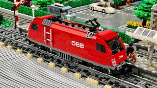 Neuer LEGO Zug ÖBBTaurus in 8 Noppen Breite [upl. by Lunnete]