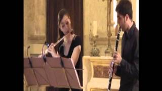 JS BACH  Fugue in G minor BWV 578  Duo Yati  flute amp clarinet  Julie Moulin amp Bruno Bonansea [upl. by Babita]