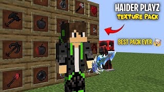 HaiderPlayz786 30k Texture Pack  Minecraft Texture Pack Review  Minecraft Texture Pack [upl. by Smeaj]