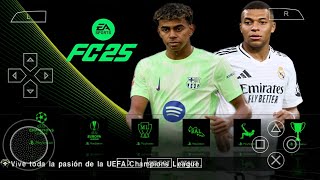 FIFA 2025 PPSSPP Android Offline 4K Camera  EA FC 25 PPSSPP HD Graphics Updated Transfer 202425 [upl. by Syst]