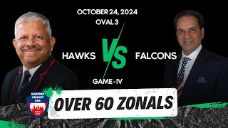 O60s Hawks VS Falcons  Masters Cricket USA Zonals 2024  Dubai at The Sevens Stadium [upl. by Elbertina]