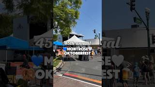 45th Annual Montrose Oktoberfest youtubeshorts oktoberfest realtorlife [upl. by Thirzi]