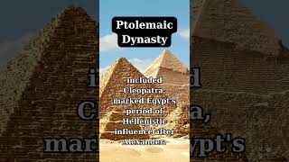 Egypt Ptolemaic Dynasty history historyfacts egypt egyptianhistory [upl. by Eatton92]