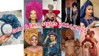 Simple ways to tie gele amp unique gele styles for black women20242025 bridal lace amp gelstyles [upl. by Worrell]