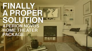 Aperion Audio Novus Home Theater Speaker System Review [upl. by Singer]