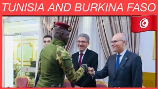 Burkina Faso Ibrahim Traore Welcome Tunisia Foreign Minister Mr Nabil Ammar africa [upl. by Phemia]