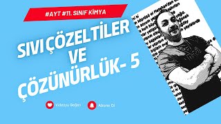 ÇÖZÜNÜRLÜK 5 çözünürlüğe etki eden faktörler sıcaklık basınç meb miray ortak iyon etkisi [upl. by Malka175]