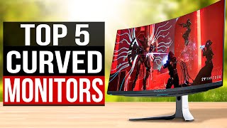 TOP 5 Best Curved Monitor 2023 [upl. by Obmar]