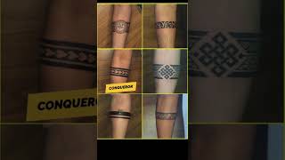 Varieties of armband tattoos and its meanings  machu tattoo studio [upl. by Ettereve146]