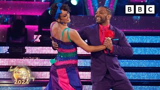 JB Gill and Lauren Oakley Quickstep to Never Gonna Give You Up by Rick Astley ✨ BBC Strictly 2024 [upl. by Tletski]