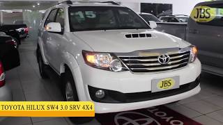 JBS Veículos  HILUX SW4 30 SRV 4X4 16V TURBO INTERCOOLER DIESEL 4P AUTOMÁTICO 2015 VENDIDO [upl. by Clare]