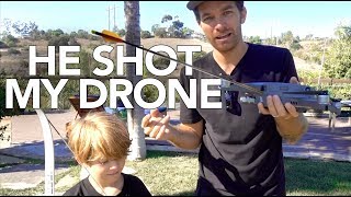 HE SHOT MY DRONE  Vlog 110 [upl. by Fraser]