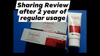 Review REGALIZ Solasafe SPF 50 Silicone Sunscreen Gel based  non greasy [upl. by Rialc]