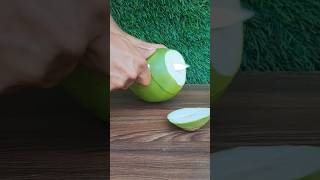 Soft coconut cutting 🌴satisfying viralshort coconut [upl. by Atyekram]