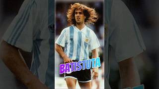 Batistuta  Ein Held des alten Fußballs fußball [upl. by Huskey]