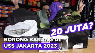 BORONG BARANG DI EVENT SNEAKER USS JAKARTA  sneaker fashion streetwear [upl. by Aikemet]