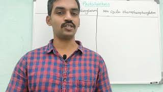 Difference between Cyclic and Noncyclic photophosphorylation  Plant physiology  Tamil [upl. by Wat]