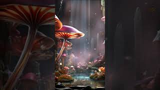 3D Moving Mushrooms amp Butterflies Meditation  741 Hz for Intuition and Clarity [upl. by Seldun629]