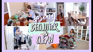 Spring Declutter amp Clean With Me 2019 [upl. by Amlus560]