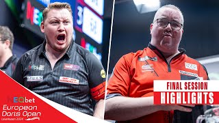 FIRST ET TITLE OF 2024 Final Session Highlights  2024 NeoBet European Darts Open [upl. by Rramed651]