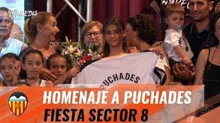 EMOTIVO HOMENAJE A ANTONIO PUCHADES EN LA FIESTA DEL SECTOR 8 EN SUECA [upl. by Alket]