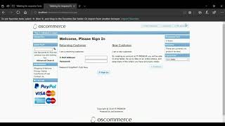 Tutorial osCommerce PART 1 [upl. by Erdnoid]