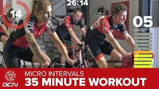 Fast Fitness Workout  High Intensity 35 Minute Indoor Cycling Training [upl. by Thelma]