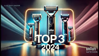 MEILLEUR RASOIRS ÉLECTRIQUES BRAUN 2024 🪒 SÉRIES 3 7 amp 8 POUR UN RASAGE ULTRA PRÉCIS TOP 3 [upl. by Brainard]