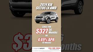 Get the 2024 Kia Seltos LX AWD for 327Month or 449 APR [upl. by Eddi767]