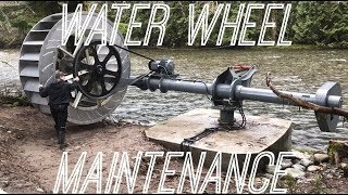 Demonstration of Waterwheel Maintenance [upl. by Dnumde]