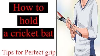 How to Hold Cricket Bat Correctly  How to Make Grip on Bat  CricketBio [upl. by Corson]