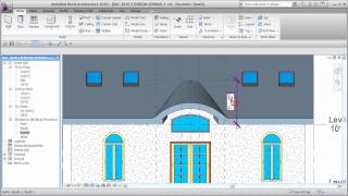 REVIT Part 1  Architecture Sloping Eyebrow Dormer  CADclips [upl. by Allistir407]