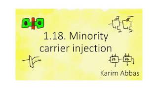 118 Minority carrier injection [upl. by Anselma644]