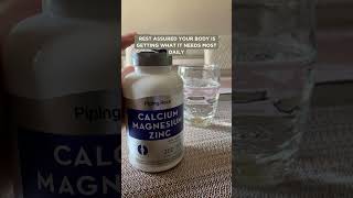 Piping Rock Magnesium Calcium Zinc shorts empoweringyourhealthjourney [upl. by Brace]