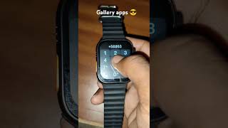 T800 ultra smart watch mein gallery app laane ke liye secret number ✅👍applewatch viralvideo [upl. by Monique325]