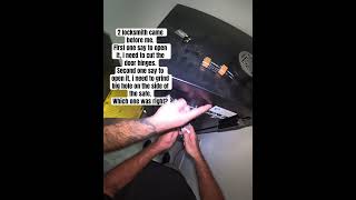 Opening Amsec Gun safe locksmith pressure door no drilling diy fyp lol lockout grind [upl. by Morley]